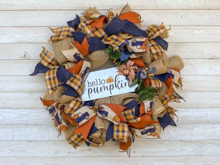 How to Make a Tulle Wreath (Easy DIY) • IkornCrafts